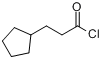 CAS:104-97-2|3-环戊基丙酰氯的分子结构